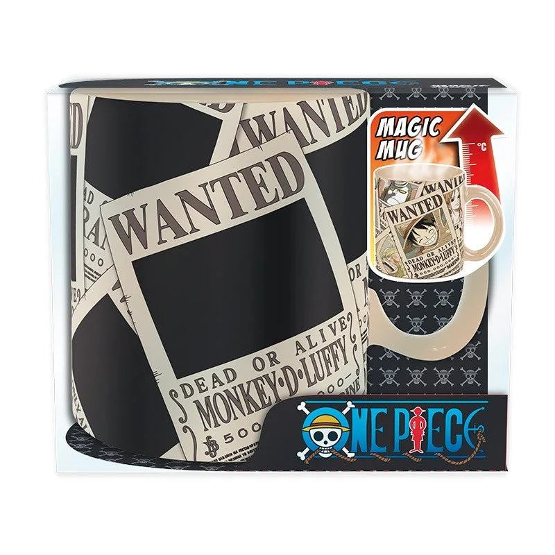 One Piece: Wanted Thermoreaktiv Tasse 460ml