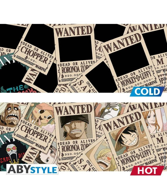 One Piece: Wanted Thermoreaktiv Tasse 460ml