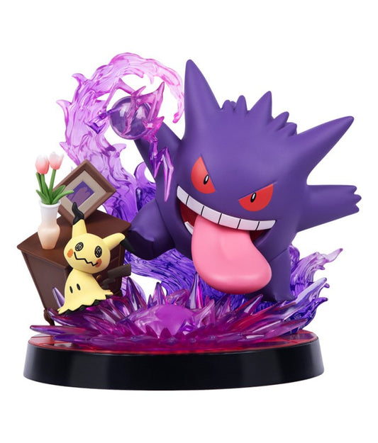 Pokemon: Gengar & Mimigma Prime Figur 15 cm