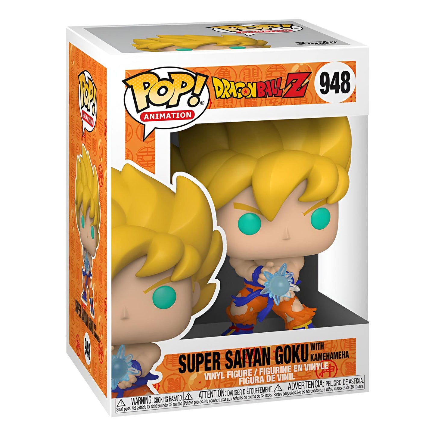 Dragonball Z POP! Super Saiyan Son Goku with Kamehameha Figur 9cm