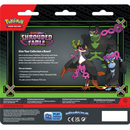 Pokémon TCG SV6.5 Scarlet & Violet: Shrouded Fable - 3er-Pack Blister -EN-