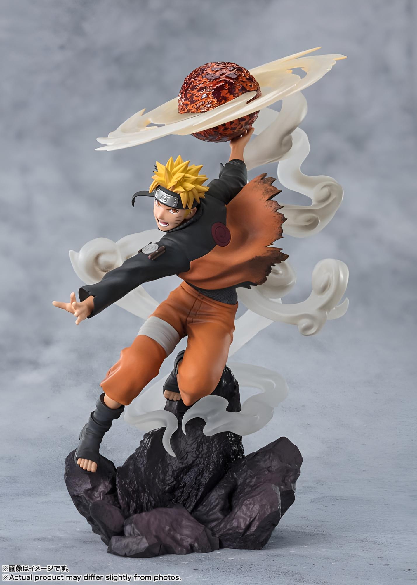 Naruto Shippuden: Naruto Uzumaki Sage Art Lava: Rasenshuriken Figur 24cm