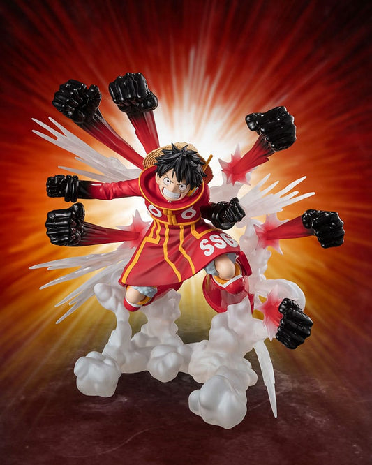 One Piece: Monkey D. Luffy - Gum Gum Hawk Gatling - Figuarts ZERO Extra Battle Figur 19 cm