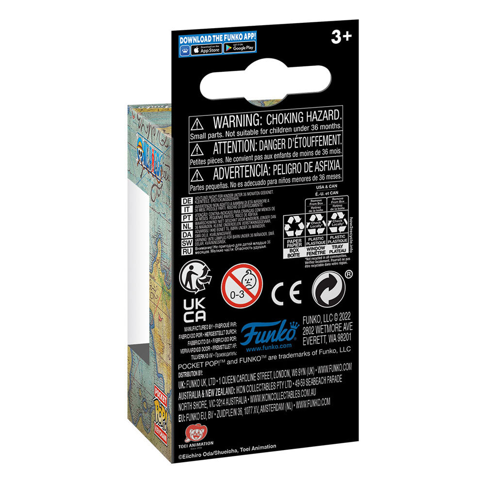 One Piece Pocket POP! Monkey D Luffy im Kimono Schlüsselanhänger 4cm