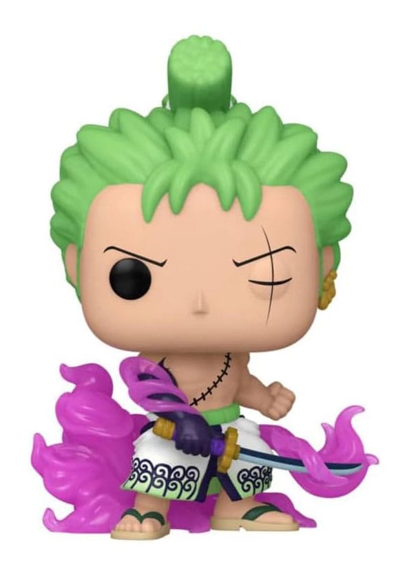 One Piece POP! Roronoa Zoro mit Enma Figur 9cm - Special Edition (Glow in the dark)