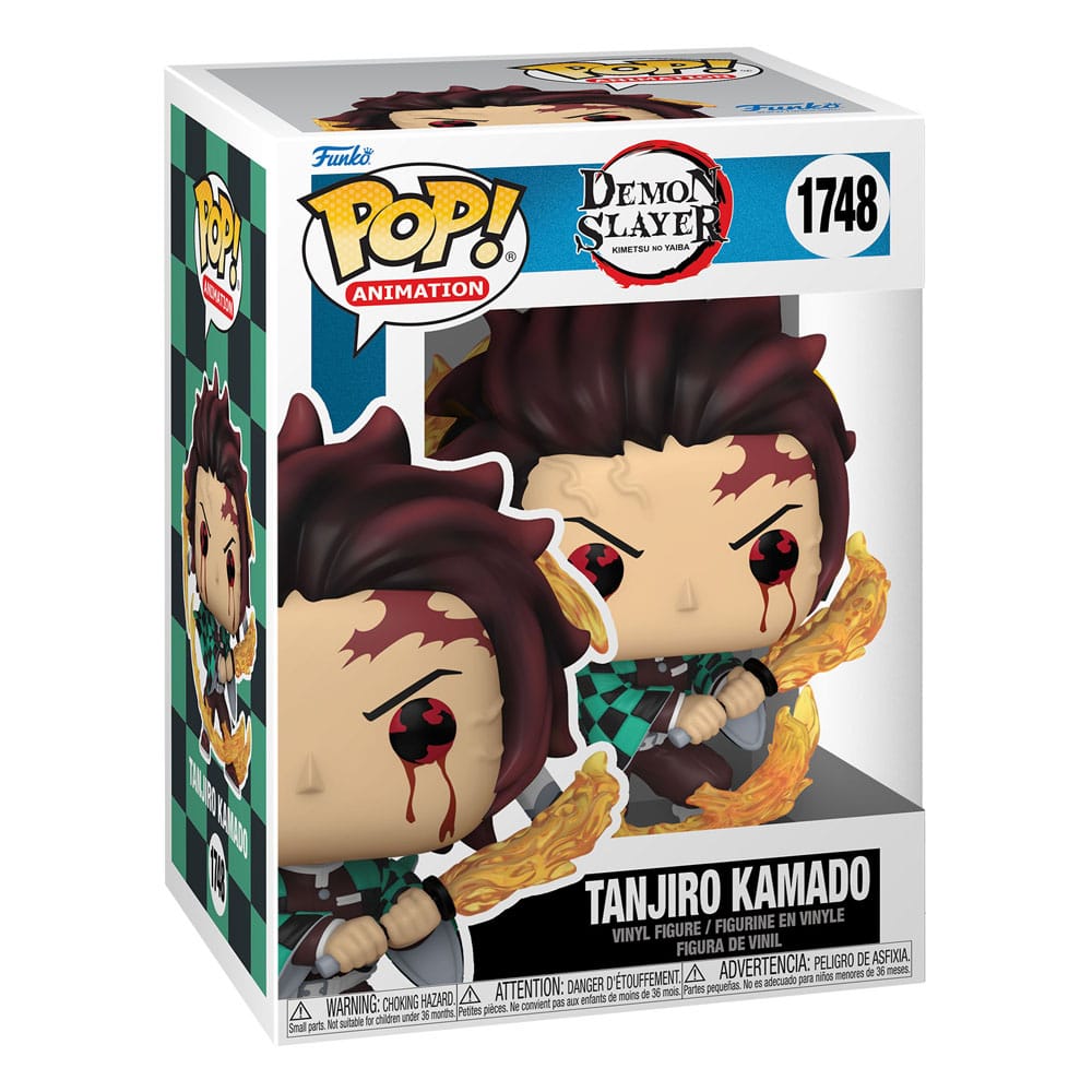 Demon Slayer POP! Tanjiro Kamado (Sun Breathing) Figur 9cm