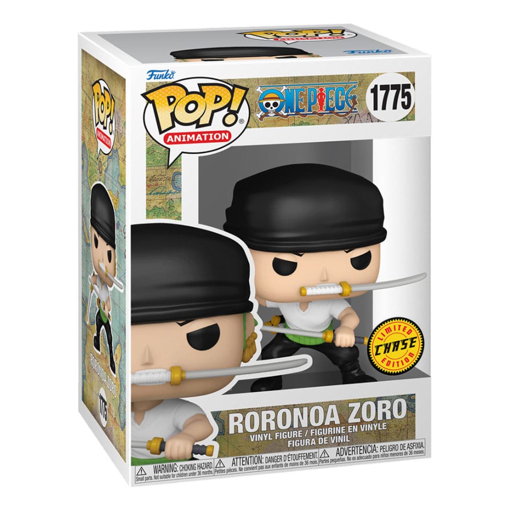 One Piece POP! Roronoa Zoro (Refresh) Figur 9cm - Chase Edition