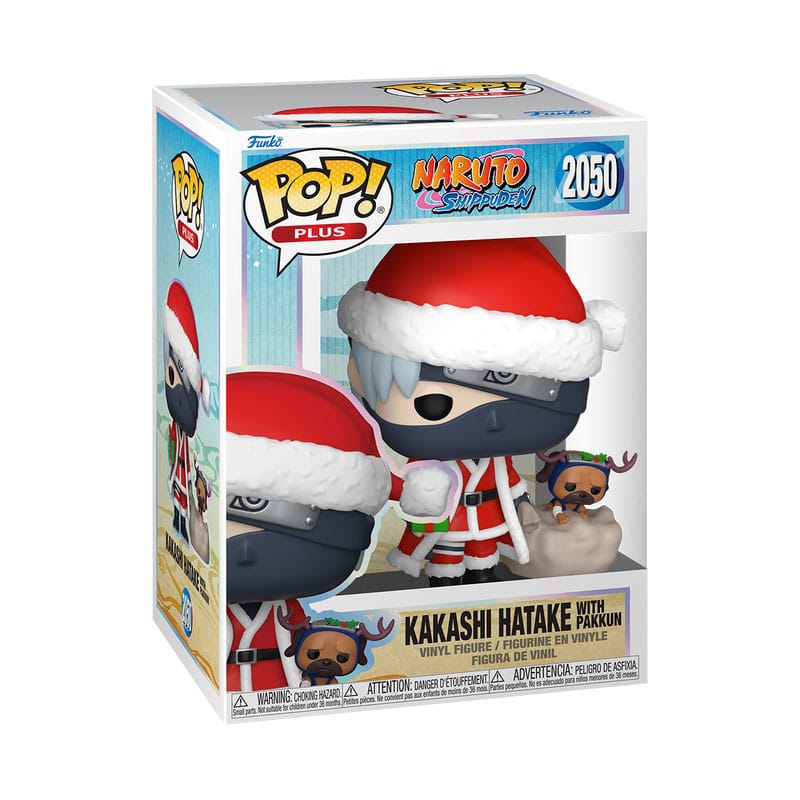 Naruto Shippiden POP! Plus Kakashi Hatake mit Pakkun (Holi) Figur 9 cm