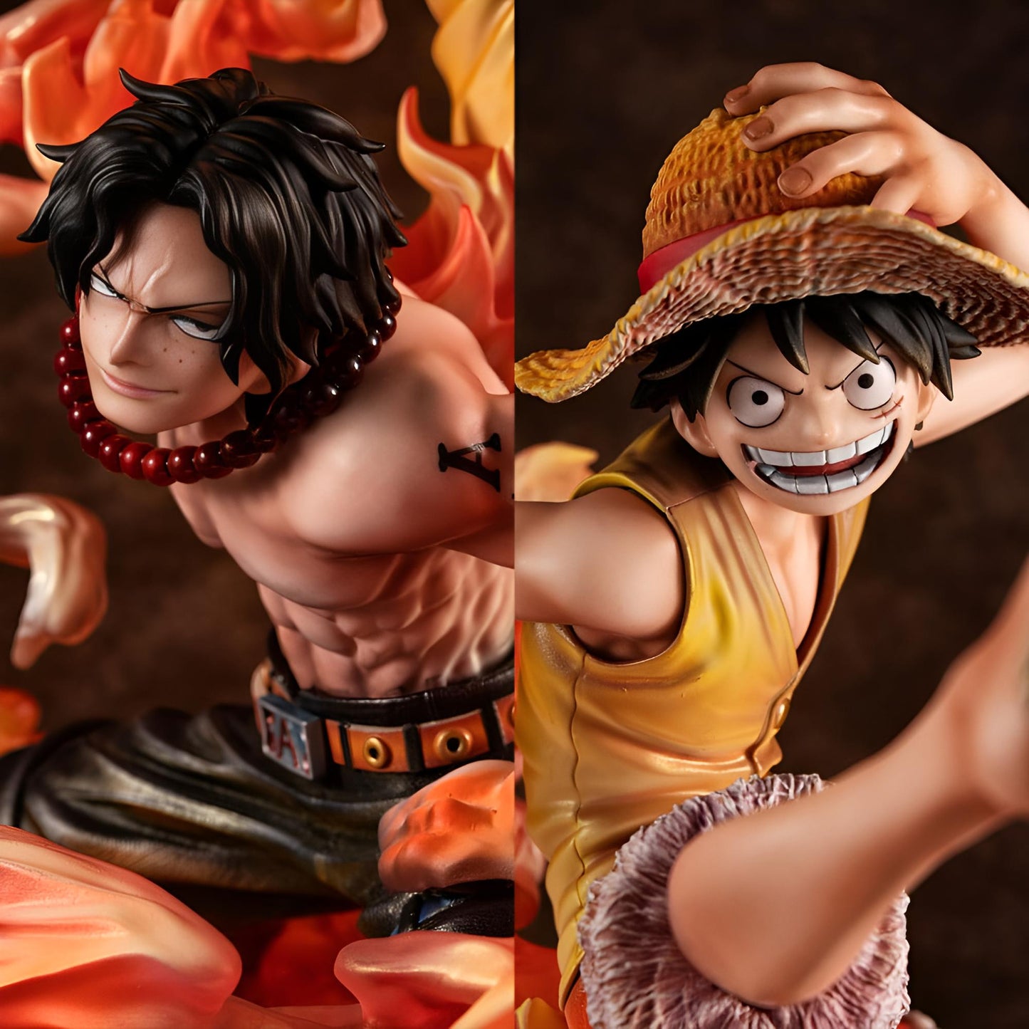 One Piece: Luffy & Ace - Bond between brothers P.O.P NEO-Maximum 20th Limited Figur 25cm