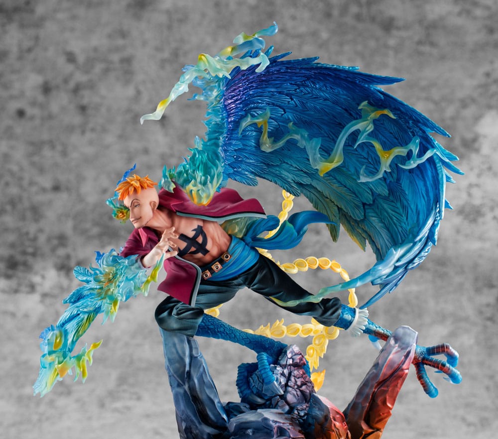 One Piece: Marco - the Phoenix Leader of 1st group of Whitebeard Pirates - P.O.P MAS Maximum Figur 32cm (Pre Order)
