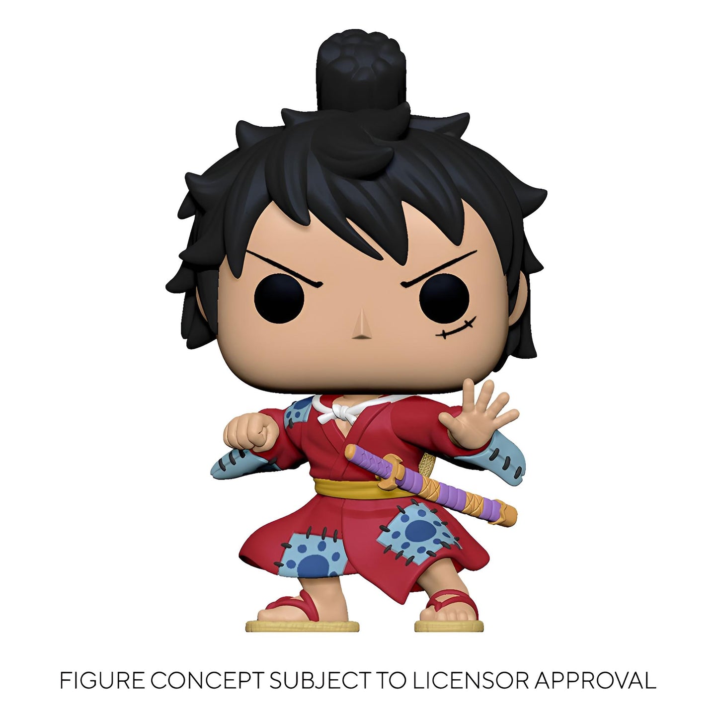 One Piece POP! Monkey D. Luffy / Kimono 9cm Figur