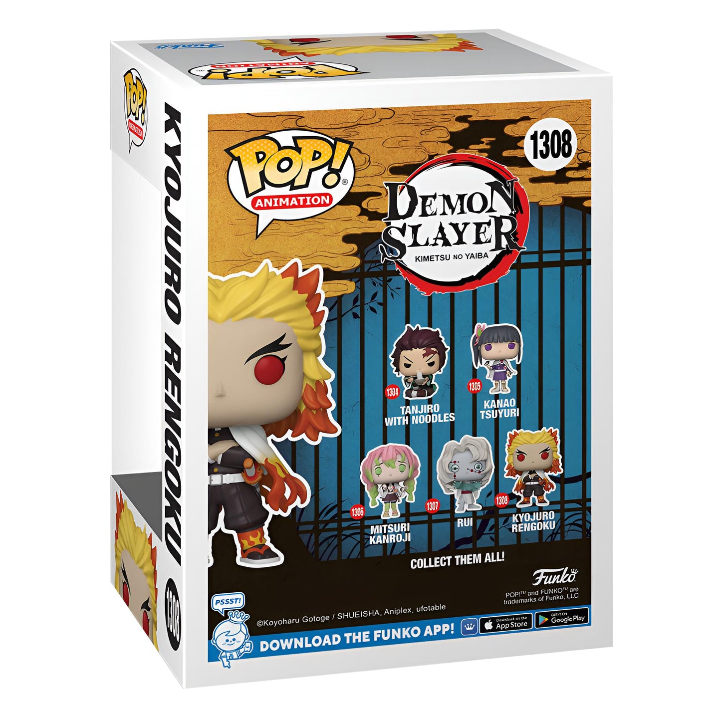 Demon Slayer POP! Kyojuro Rengoku Figur 9cm