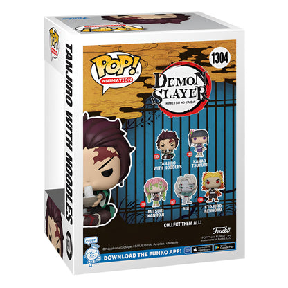 Demon Slayer POP! Tanjiro with Noodles Figur 9cm
