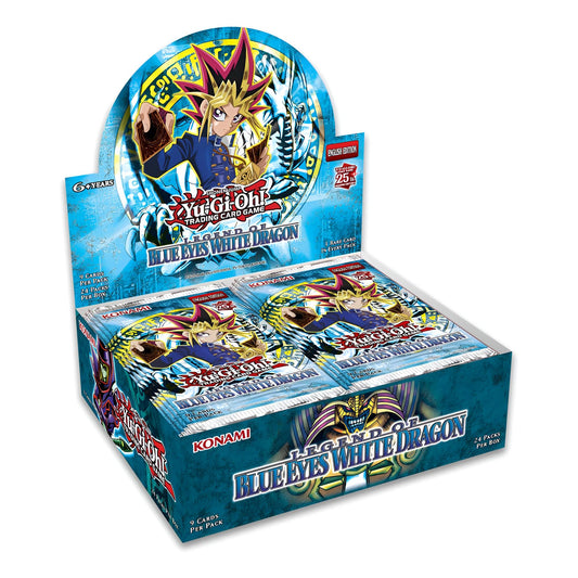 Yu-Gi-Oh! Legendary Collection 25th Anniversary Legend of Blue Eyes White Dragon Booster Display -EN-