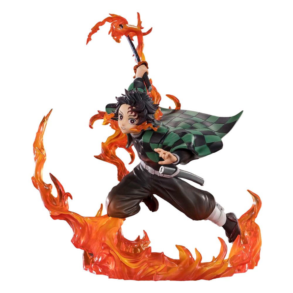 Demon Slayer: Tanjiro Kamado (Kyojuro Rengokus Sword Guard Ver.) FiguartsZERO Figur 19 cm