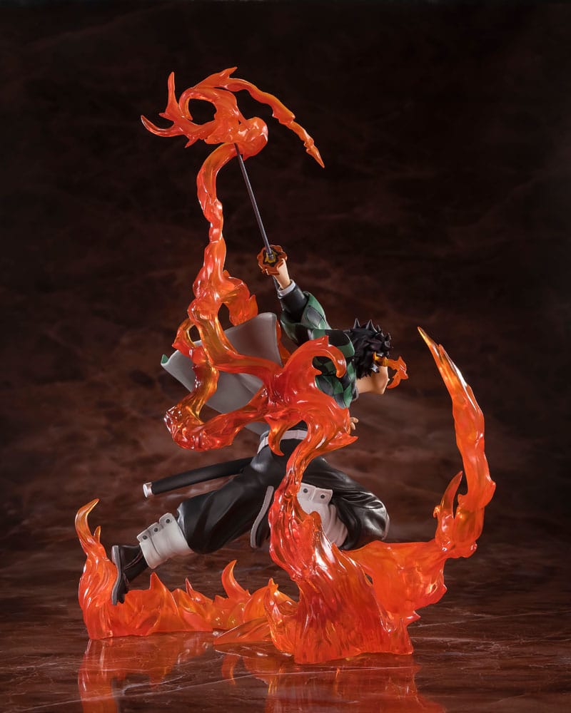 Demon Slayer: Tanjiro Kamado (Kyojuro Rengokus Sword Guard Ver.) FiguartsZERO Figur 19 cm