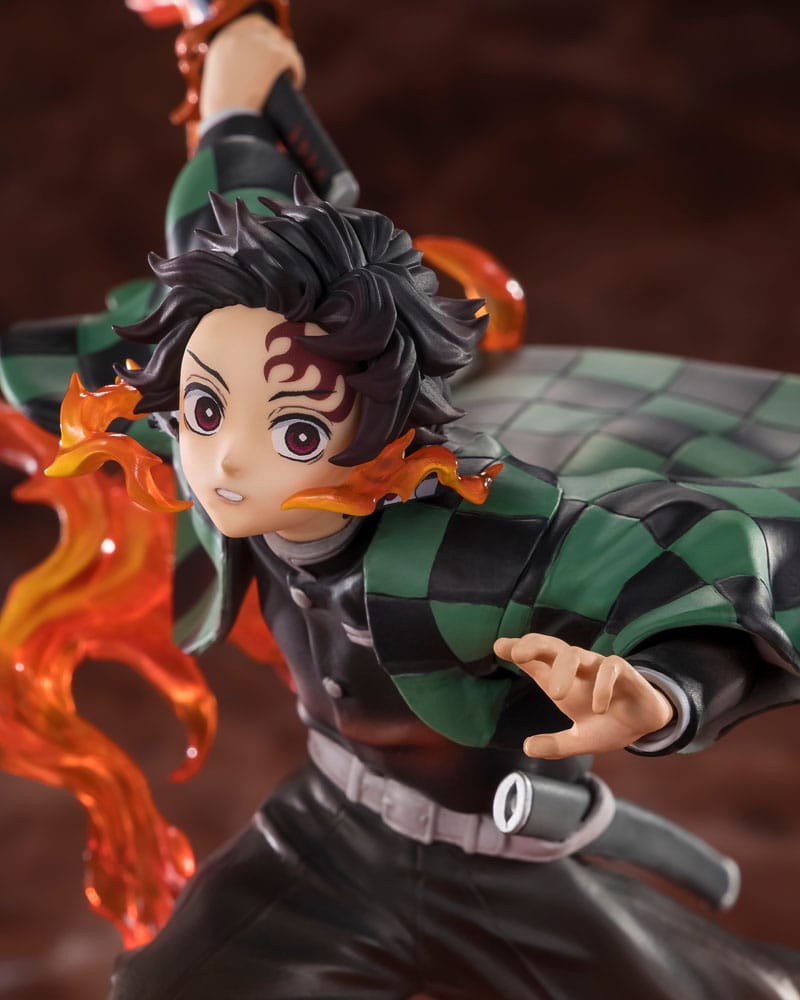 Demon Slayer: Tanjiro Kamado (Kyojuro Rengokus Sword Guard Ver.) FiguartsZERO Figur 19 cm