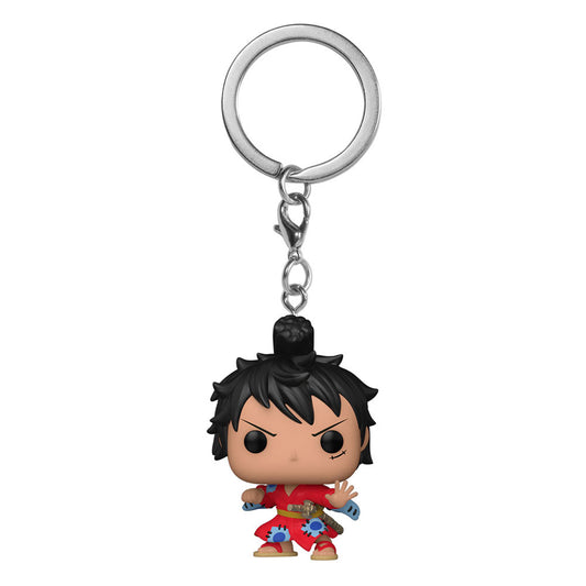One Piece Pocket POP! Monkey D Luffy im Kimono Schlüsselanhänger 4cm
