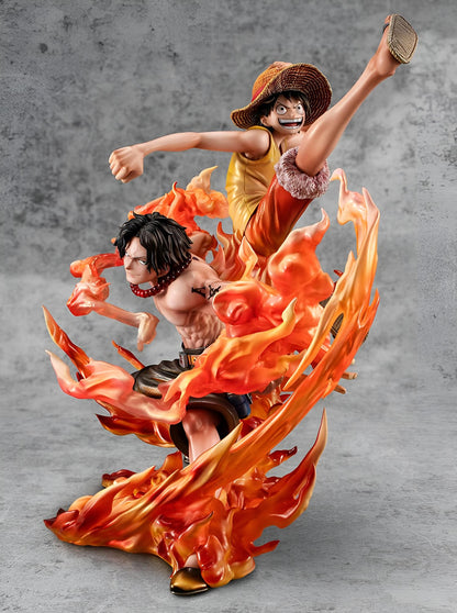 One Piece: Luffy & Ace - Bond between brothers P.O.P NEO-Maximum 20th Limited Figur 25cm