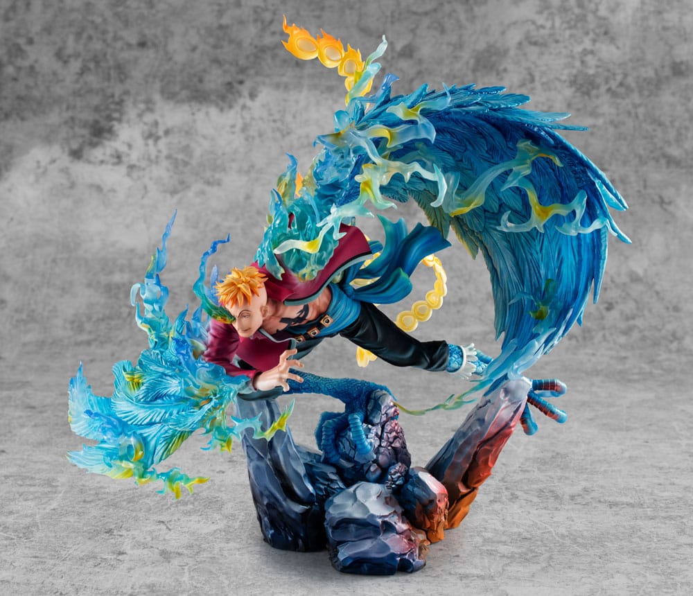 One Piece: Marco - the Phoenix Leader of 1st group of Whitebeard Pirates - P.O.P MAS Maximum Figur 32cm (Pre Order)